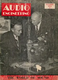 Audio - November 1952