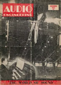 Audio - December 1952