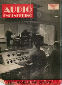 Audio - February 1952