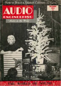 Audio - December 1953
