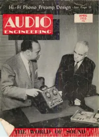 Audio - April 1953