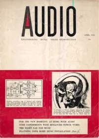 Audio - April 1954