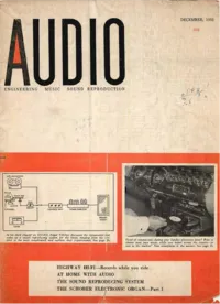 Audio - December 1955