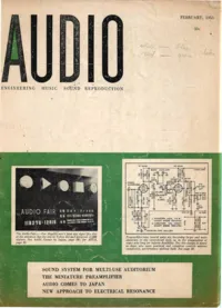 Audio - February 1955