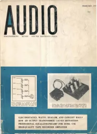 Audio - February 1957