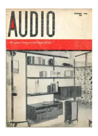 Audio - October 1959