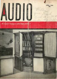 Audio - April 1959