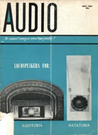 Audio - July 1961