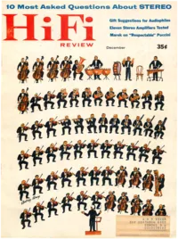 HiFi Stereo Review - December 1958