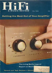 HiFi Stereo Review - May 1958