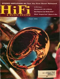 HiFi Stereo Review - August 1958