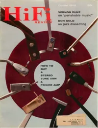 HiFi Stereo Review - October 1959