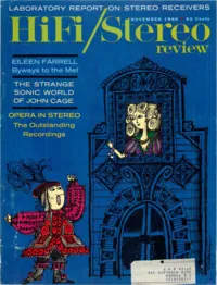 HiFi Stereo Review - November 1960