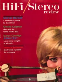 HiFi Stereo Review - August 1960