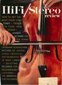 HiFi Stereo Review - September 1961