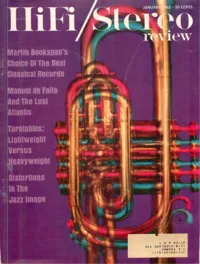 HiFi Stereo Review - January 1962