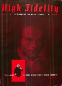 High Fidelity - March 1954