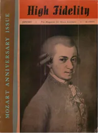 High Fidelity - January 1956