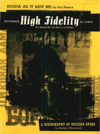 High Fidelity - November 1956