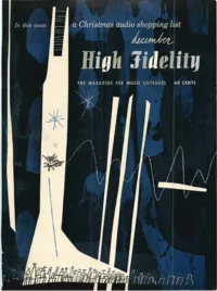 High Fidelity - December 1956