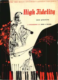 High Fidelity - August 1957