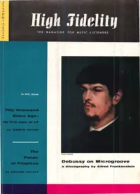 High Fidelity - January 1958