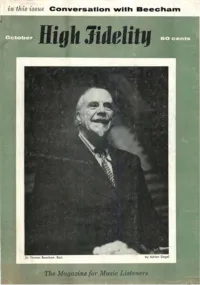 High Fidelity - October 1958