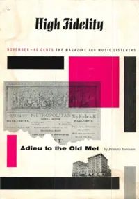 High Fidelity - November 1958
