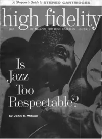 High Fidelity - May 1960
